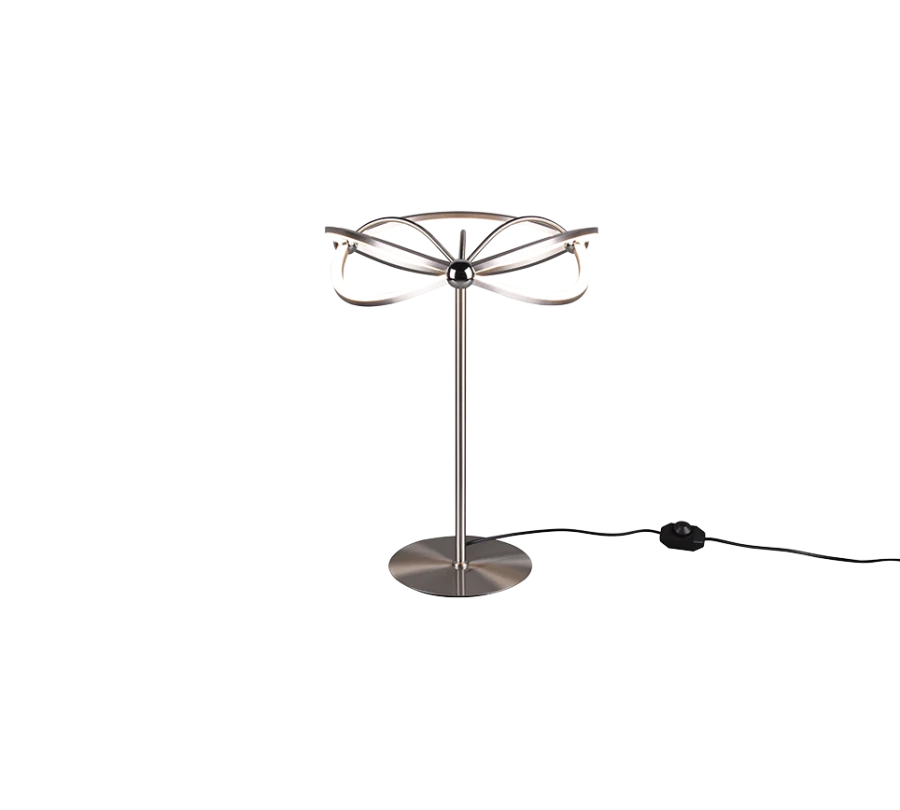 Φωτιστικό Επιτραπέζιο Nickel Matt 41xH50cm  LED 26w 3000K 2500lm Trio Lighting Charivari 521210107