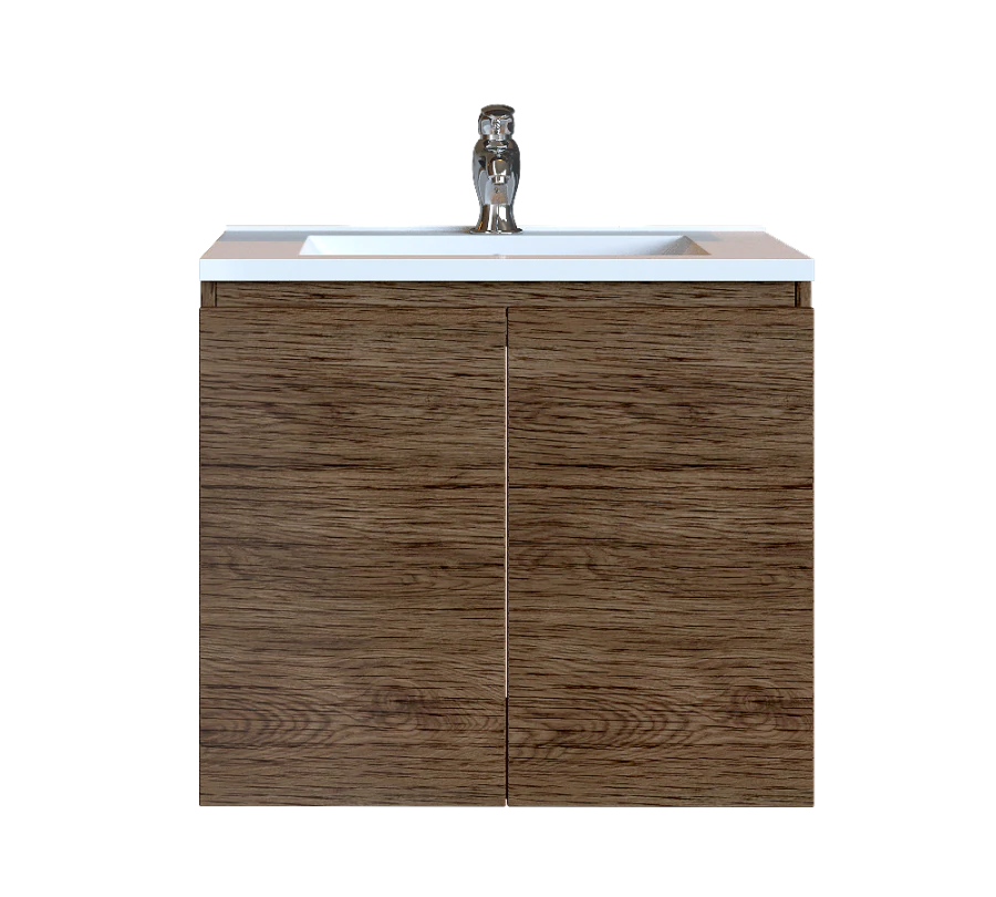 Έπιπλο Μπάνιου 100 εκ. με Νιπτήρα Χρώμα Anziano Natural Sanitec Alba A 100