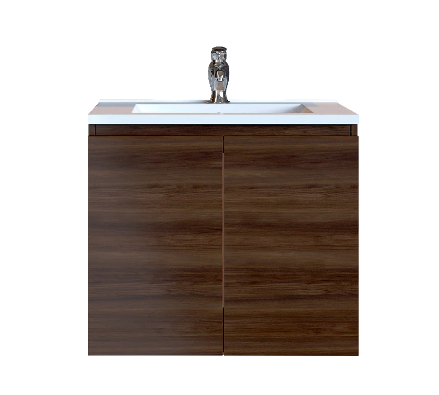 Έπιπλο Μπάνιου 90 εκ. με Νιπτήρα Χρώμα Noce Lirico Sanitec Alba A 90