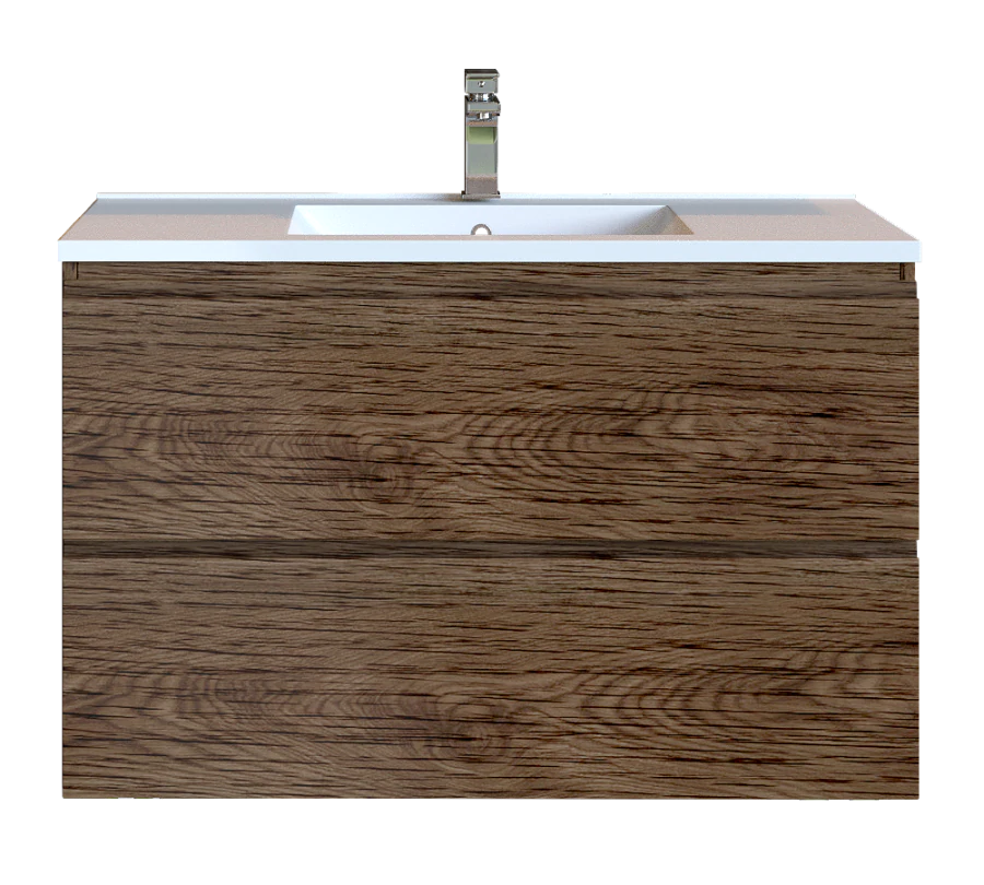 Έπιπλο Μπάνιου 80 εκ. με Νιπτήρα Χρώμα Anziano Natural Sanitec Alba D 80