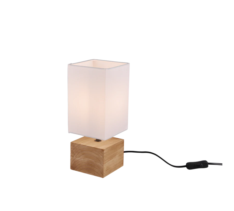 Πορτατίφ με Λευκό Καπέλο και Μπεζ Βάση Trio Lighting R50171030