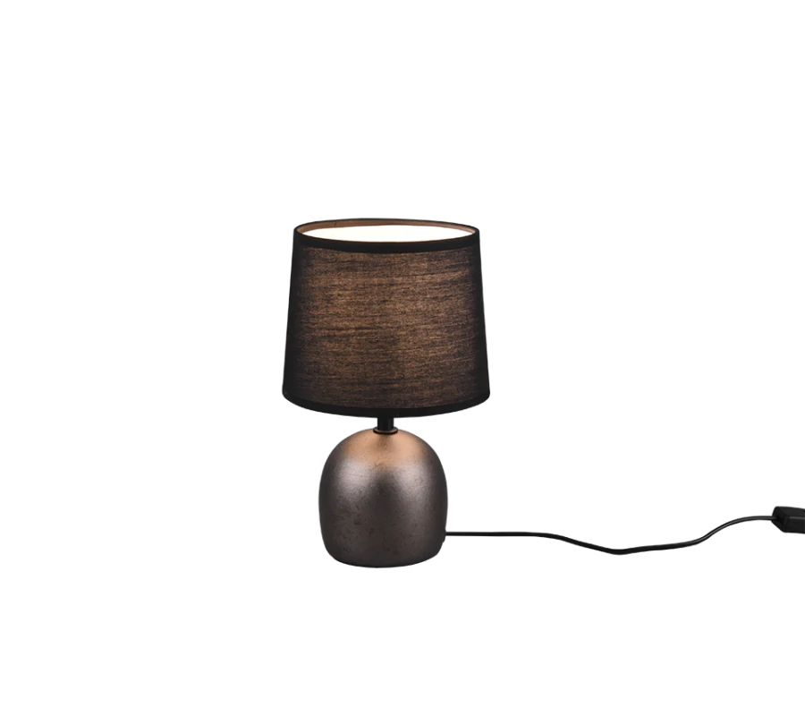 Malu Πορτατίφ με Καφέ Καπέλο και Καφέ Βάση Trio Lighting R50802667