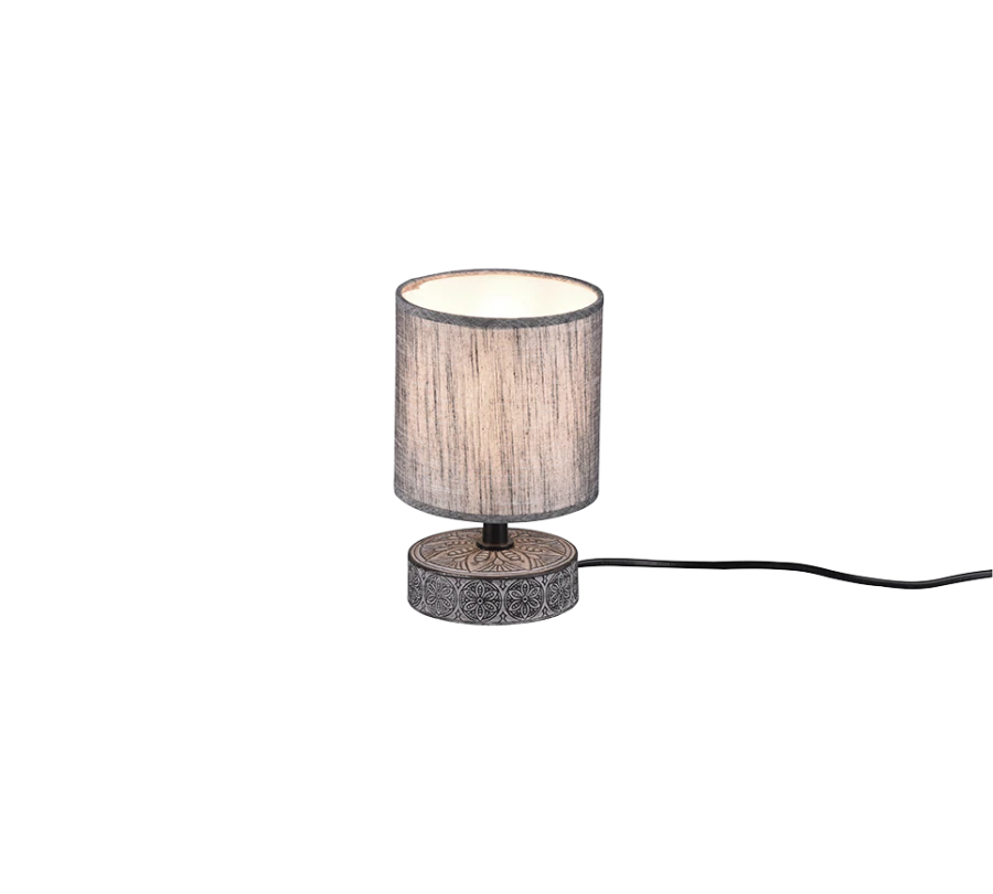 Marie Πορτατίφ με Γκρι Καπέλο και Γκρι Βάση Γκρι Trio Lighting R50980111