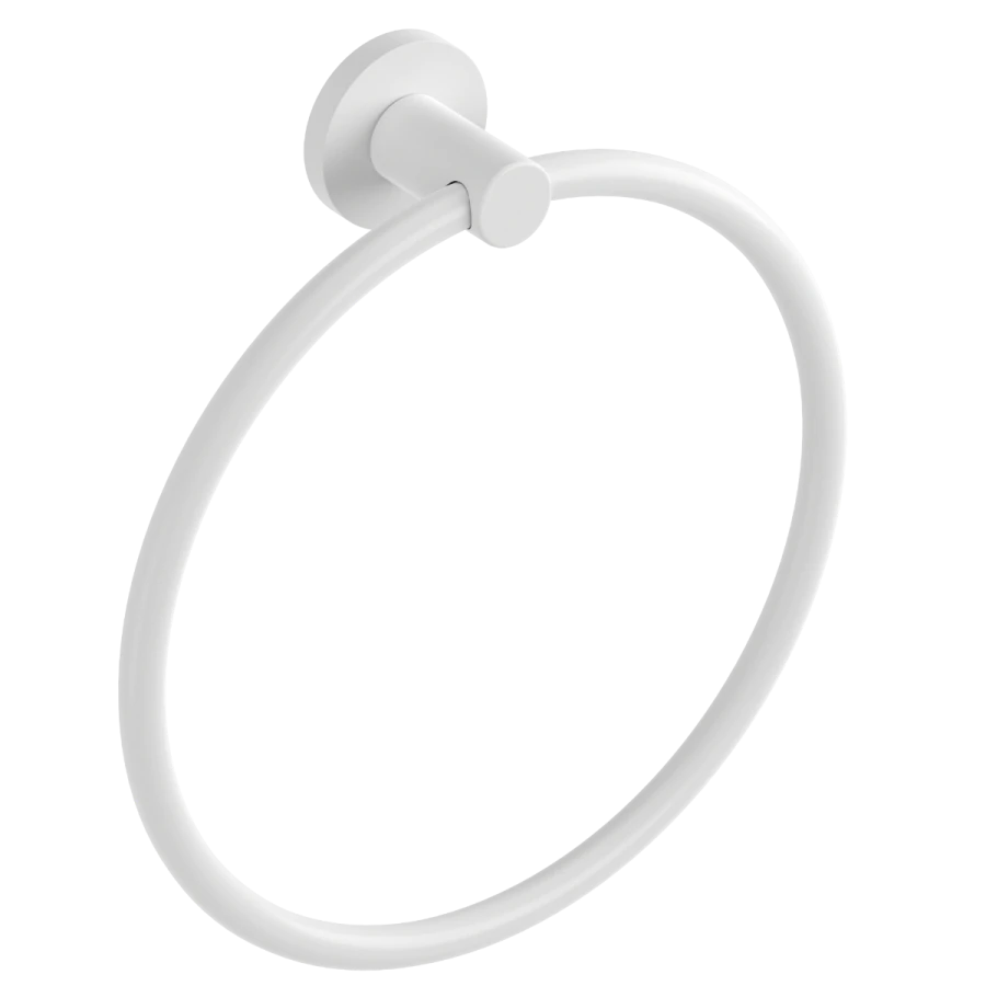 Κρίκος Επίτοιχος Λευκό Ματ Verdi Sigma White Matt 3030301