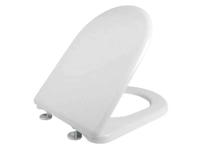 Κάλυμμα Λεκάνης WC D Shape B.T Βακελιτικό Λευκό 41,5-47x35,3cm Οπές 11-20cm για Βεργίνα,Φρύνη,Μαγιόρκα, Αρμονία,Essedra Alfa,Aveiro Elvit 0015