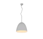 Φωτιστικό Κρεμαστό 40x150cm Μονόφωτο 1xE27 Καμπάνα Γκρι Trio Lighting Tilda R30661911