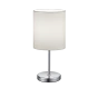 Πορτατίφ 13xH28cm 1xE14 Λευκό Αμπαζούρ-Χρωμέ Βάση Trio Lighting  Jerry Jerry R50491001
