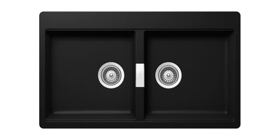 Νεροχύτης  Ένθετος Ερμάριο 86 εκ.50 εκ.Γρανίτης Puro Schock Cristadur Mono 15295-1402