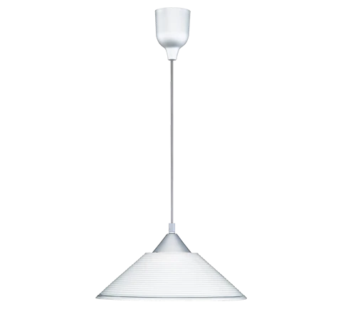 Κρεμαστό Φωτιστικό 30xH125cm Μονόφωτο 1xE27 Λευκό Πλαστικό Trio Lighting Diego 301400101