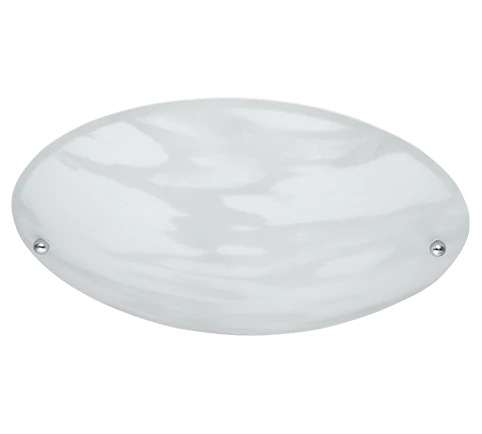 Πλαφονιέρα Οροφής 25xH9cm 1xE27 Μέταλλο Ασημί -Αλάβαστρος Trio Lighting Lana 6196011-07