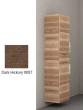 Στήλη Κρεμαστή Π35xΥ177xΒ35 εκ.Μελαμίνη Απόχρωση Dark Hickory,2 Ντουλάπια-Συρτάρι- Καλάθι Απλύτων Savvopoulos Pillar 925524-8087